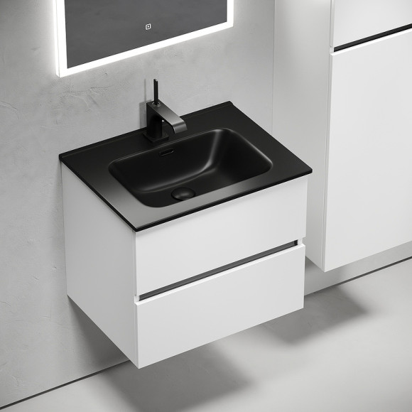 Тумба под раковину Sancos Urban 60 UR60W подвесная Белый глянец Тумба под раковину Sancos Urban 60 UR60W подвесная Белый глянец