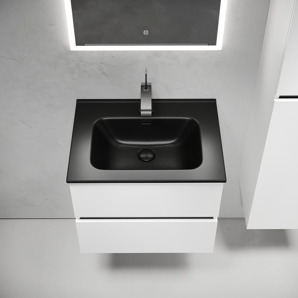 Тумба под раковину Sancos Urban 60 UR60W подвесная Белый глянец Тумба под раковину Sancos Urban 60 UR60W подвесная Белый глянец