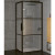Душевой уголок Riho Grid 80x100 G004009121 (GB2080100) профиль Черный стекло прозрачное