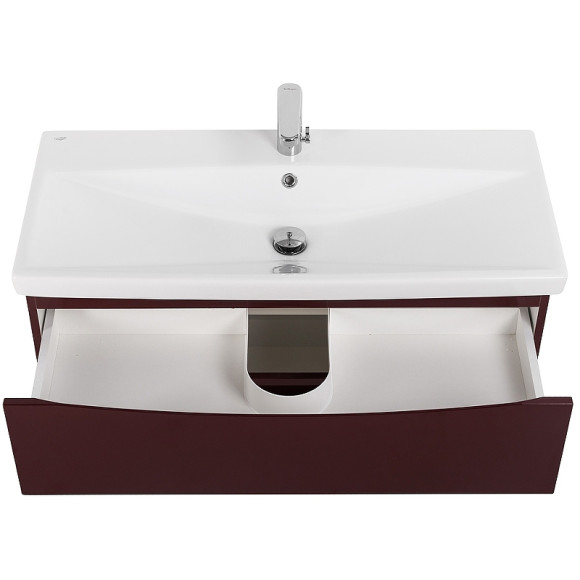 Тумба под раковину BelBagno Marino-Cer 80 MARINO-CER-800-2C-SO-BRDL-P подвесная Bordo Lucido Тумба под раковину BelBagno Marino-Cer 80 MARINO-CER-800-2C-SO-BRDL-P подвесная Bordo Lucido