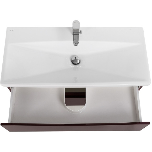 Тумба под раковину BelBagno Marino-Cer 80 MARINO-CER-800-2C-SO-BRDL-P подвесная Bordo Lucido Тумба под раковину BelBagno Marino-Cer 80 MARINO-CER-800-2C-SO-BRDL-P подвесная Bordo Lucido