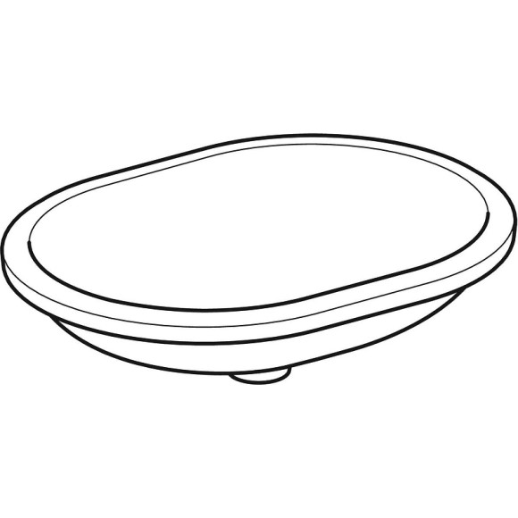 Раковина Geberit VariForm 62 500.758.01.2 Белая