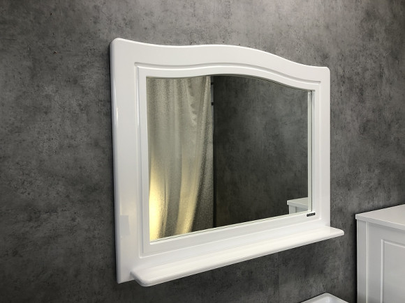 Зеркало Comforty Павия 100 00004147986 Белый глянец Зеркало Comforty Павия 100 00004147986 Белый глянец