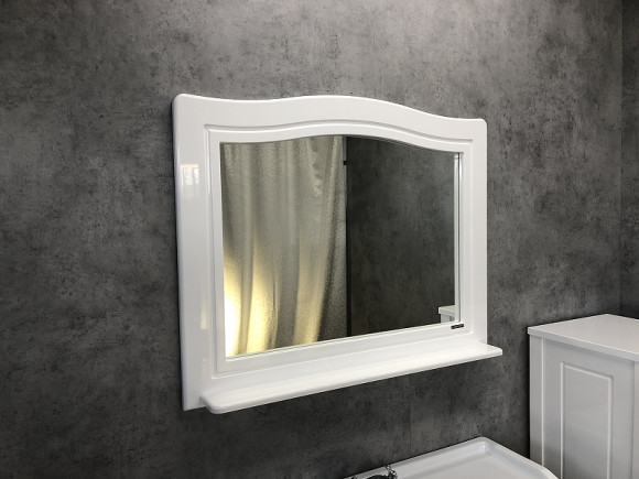 Зеркало Comforty Павия 100 00004147986 Белый глянец Зеркало Comforty Павия 100 00004147986 Белый глянец