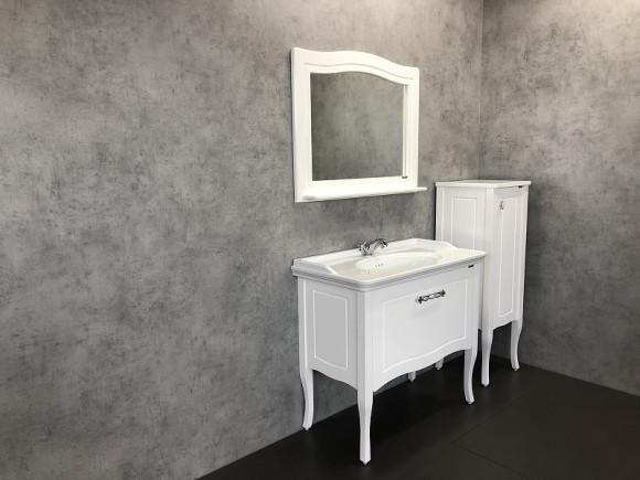 Зеркало Comforty Павия 100 00004147986 Белый глянец Зеркало Comforty Павия 100 00004147986 Белый глянец