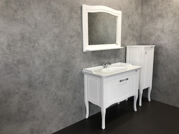 Зеркало Comforty Павия 100 00004147986 Белый глянец Зеркало Comforty Павия 100 00004147986 Белый глянец