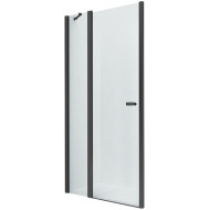 Душевая дверь New Trendy New Soleo Black 110 D-0243A профиль Черный стекло прозрачное