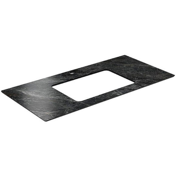 Столешница под раковину Kerama Marazzi Plaza Classic Neo Риальто 100 PL3.VT93\100T Темно-серая