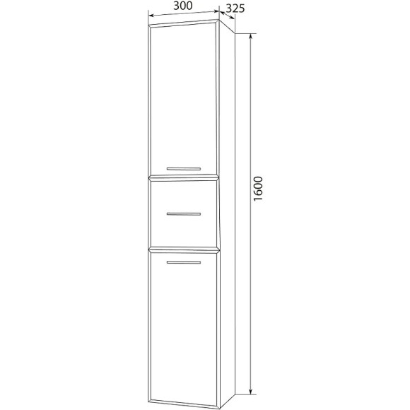 Шкаф пенал Marka One Visbaden 30П R У73126 подвесной Blue marble Шкаф пенал Marka One Visbaden 30П R У73126 подвесной Blue marble