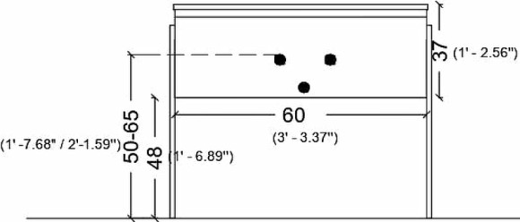 Тумба под раковину Boheme Armadi Art Vallessi 60 837-060-D подвесная Dark Oak