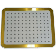 Верхний душ Bronze de Luxe Quadro 1917 Белый Золото