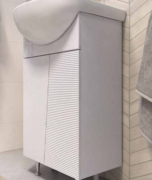 Тумба под раковину Vigo Selena 50 tn.SEL.BAL.50.2D Белая Тумба под раковину Vigo Selena 50 tn.SEL.BAL.50.2D Белая