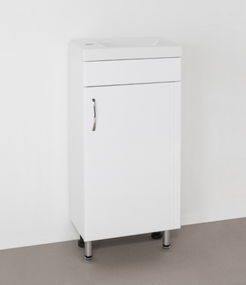 Тумба под раковину Style Line Эко Стандарт 1 Комо 40 Белый глянец