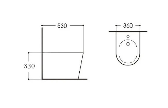 Биде Aquatek Вега AQ1057-00 подвесное Белое Биде Aquatek Вега AQ1057-00 подвесное Белое