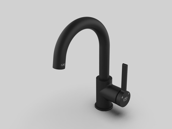 Смеситель для раковины GPD Gildo MTL165-S Черный