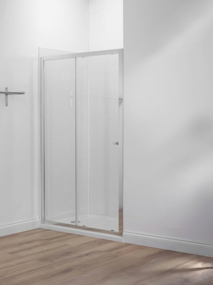 Душевая дверь Jacob Delafon Serenity 120 E14C120-GA профиль Хром стекло прозрачное Душевая дверь Jacob Delafon Serenity 120 E14C120-GA профиль Хром стекло прозрачное