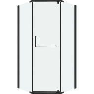 Душевой уголок Grossman Pragma 100х100 302.K33.03.1010.21.00 профиль Черный матовый стекло прозрачное