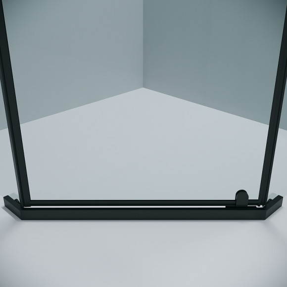 Душевой уголок Grossman Pragma 100х100 302.K33.03.1010.21.00 профиль Черный матовый стекло прозрачное Душевой уголок Grossman Pragma 100х100 302.K33.03.1010.21.00 профиль Черный матовый стекло прозрачное