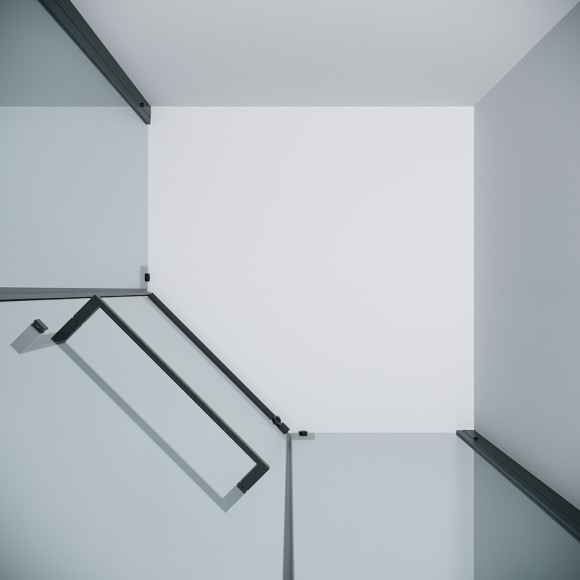 Душевой уголок Grossman Pragma 100х100 302.K33.03.1010.21.00 профиль Черный матовый стекло прозрачное Душевой уголок Grossman Pragma 100х100 302.K33.03.1010.21.00 профиль Черный матовый стекло прозрачное