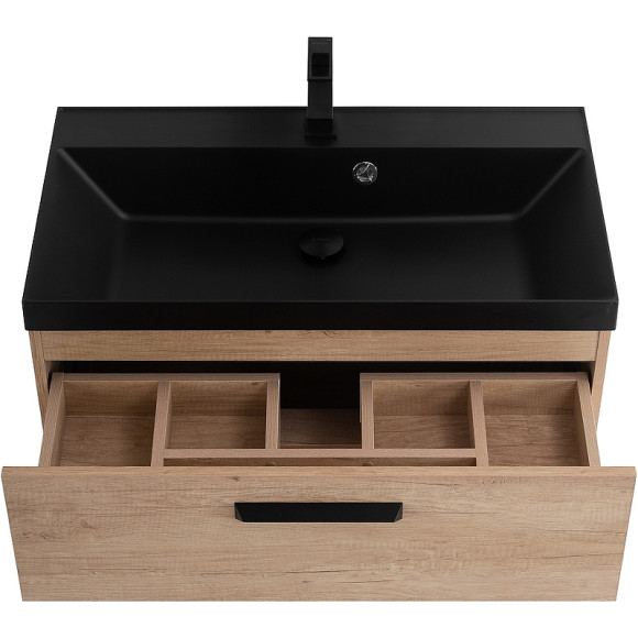 Тумба под раковину BelBagno Aurora 80 AURORA-800-2C-SO-RNN подвесная Rovere Nebrasca Nature