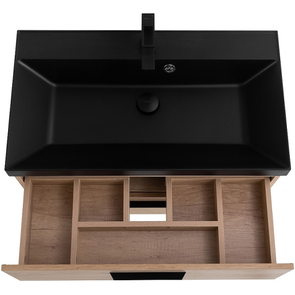 Тумба под раковину BelBagno Aurora 80 AURORA-800-2C-SO-RNN подвесная Rovere Nebrasca Nature