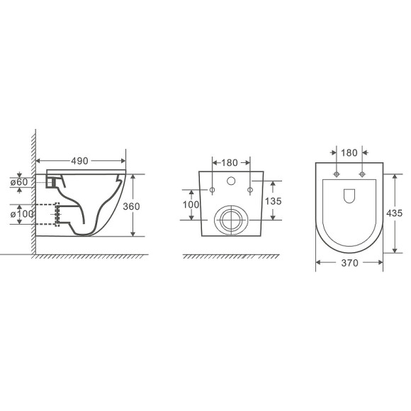 Унитаз WeltWasser Merzbach 043 MT-WT 10000010279 подвесной Белый матовый с сиденьем Микролифт Унитаз WeltWasser Merzbach 043 MT-WT 10000010279 подвесной Белый матовый с сиденьем Микролифт