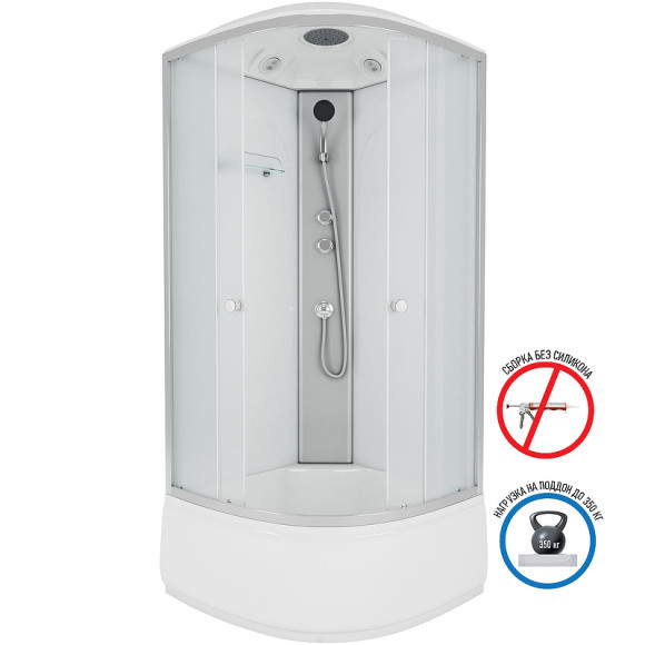 Душевая кабина Niagara Eco 100х100 NG-7309-14 без гидромассажа Душевая кабина Niagara Eco 100х100 NG-7309-14 без гидромассажа