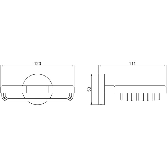 Мыльница Aquatek Бетта AQ4633CR Хром Мыльница Aquatek Бетта AQ4633CR Хром