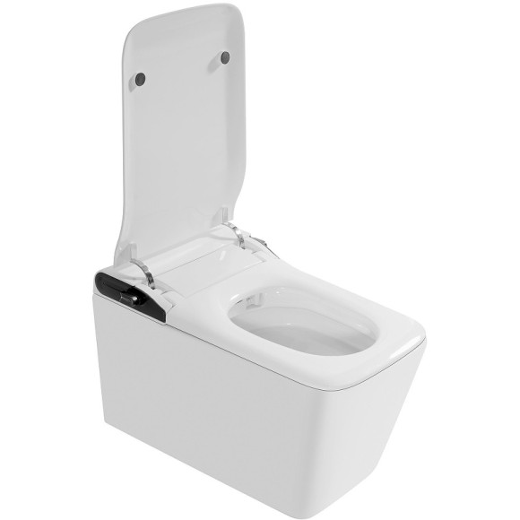 Унитаз биде Abber Rechteck AC1215S подвесной с сиденьем Микролифт Унитаз биде Abber Rechteck AC1215S подвесной с сиденьем Микролифт