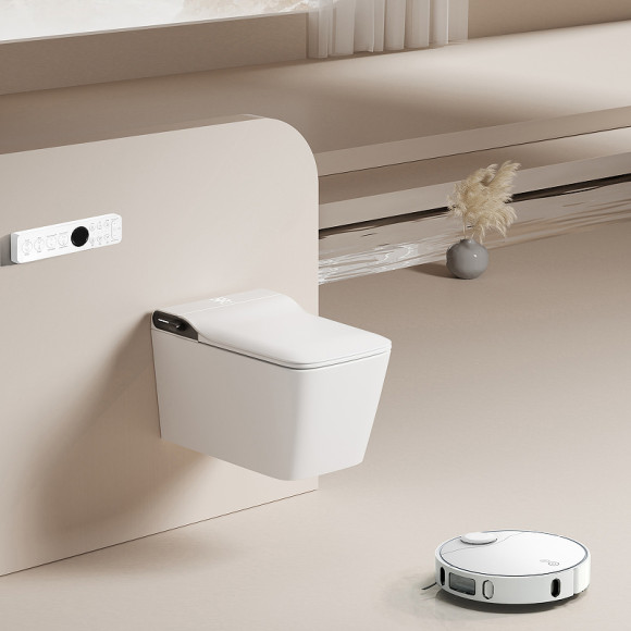 Унитаз биде Abber Rechteck AC1215S подвесной с сиденьем Микролифт Унитаз биде Abber Rechteck AC1215S подвесной с сиденьем Микролифт