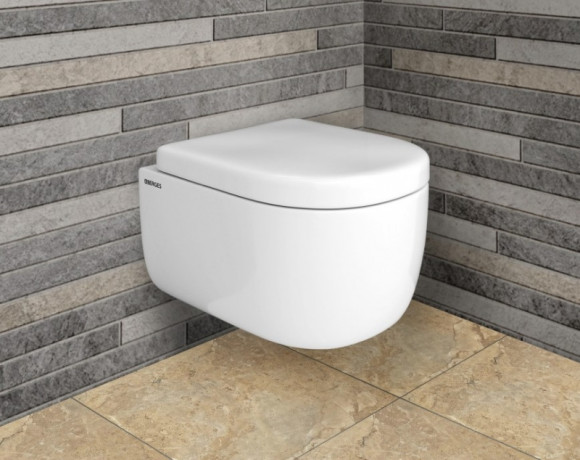 Комплект унитаза с инсталляцией Berges Ego Rimless 043232 с сиденьем Микролифт и Черной клавишей смыва