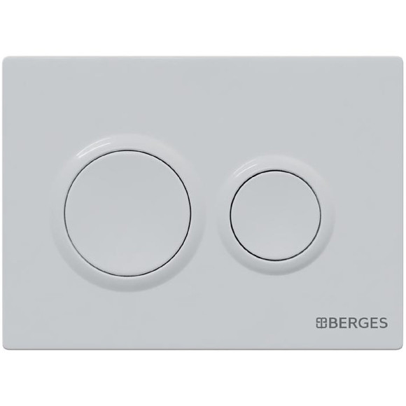 Комплект унитаза с инсталляцией Berges Novum 043239 с сиденьем Микролифт и Белой клавишей смыва