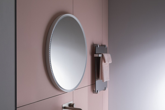 Зеркало Allen Brau Infinity 80 1.21017.WT с подсветкой Белое с сенсорным выключателем