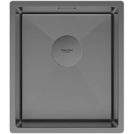 Кухонная мойка Paulmark Next 38 Uni PM213844-GM Вороненая сталь