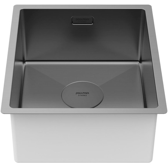 Кухонная мойка Paulmark Next 38 Uni PM213844-GM Вороненая сталь Кухонная мойка Paulmark Next 38 Uni PM213844-GM Вороненая сталь