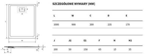 Душевой поддон из искусственного камня Excellent Lavano 100x90 BREX.1103.100.090.CON Бетон Душевой поддон из искусственного камня Excellent Lavano 100x90 BREX.1103.100.090.CON Бетон