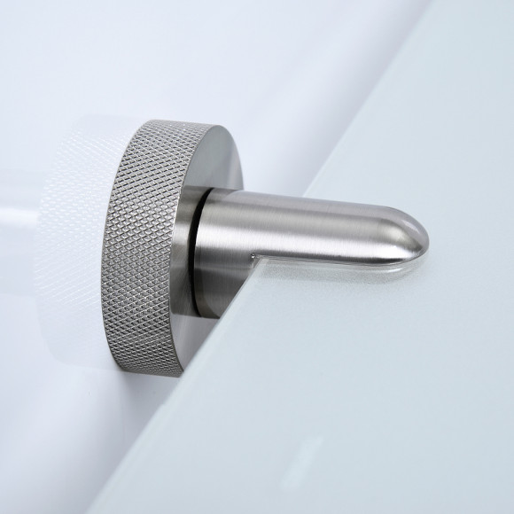 Стеклянная полка WasserKRAFT Tauber K-64424 Никель