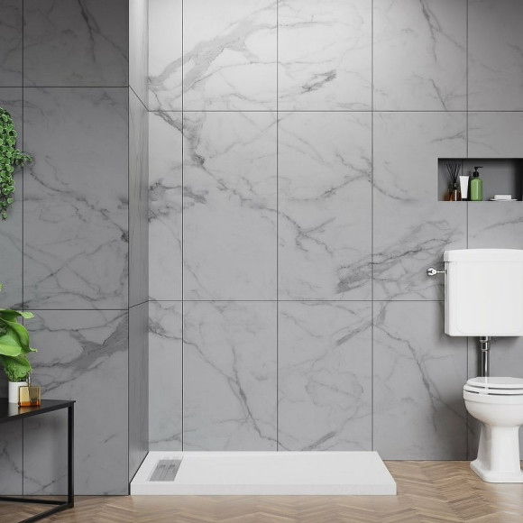 Акриловый поддон для душа BelBagno Due 120x80 TRAY-BB-DUE-AH-120/80-4-W0 Белый