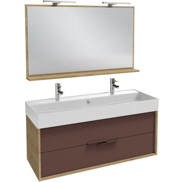 Раковина Jacob Delafon Vivienne 120 EXBK112-00 Белая Раковина Jacob Delafon Vivienne 120 EXBK112-00 Белая