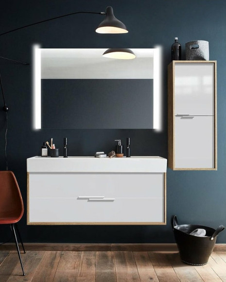 Раковина Jacob Delafon Vivienne 120 EXBK112-00 Белая Раковина Jacob Delafon Vivienne 120 EXBK112-00 Белая