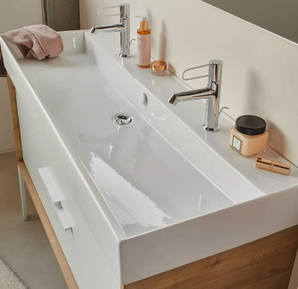 Раковина Jacob Delafon Vivienne 120 EXBK112-00 Белая Раковина Jacob Delafon Vivienne 120 EXBK112-00 Белая