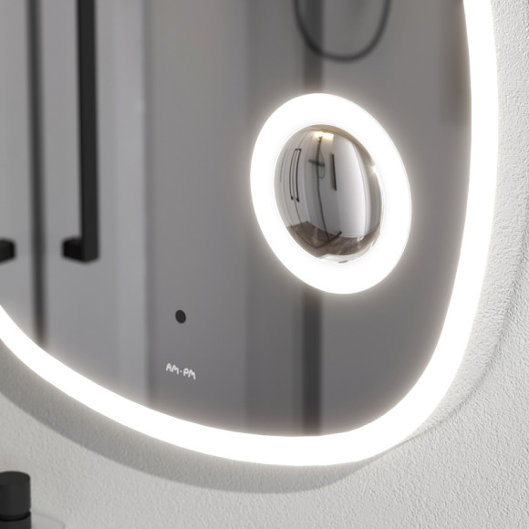 Зеркало AM.PM Func 55 M8FMOX0553SA с подсветкой с увеличением с ИК-сенсорным выключателем