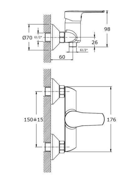 Смеситель для ванны Orange Sofi M43-200cr Хром Смеситель для ванны Orange Sofi M43-200cr Хром