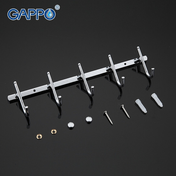 Вешалка для полотенец Gappo G201-5 Хром Вешалка для полотенец Gappo G201-5 Хром