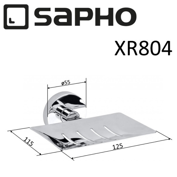 Мыльница Sapho X-round XR804 Хром Мыльница Sapho X-round XR804 Хром