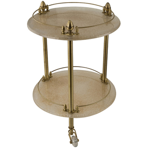 Столик Migliore Elisabetta 17015 на колесиках Бронза Столик Migliore Elisabetta 17015 на колесиках Бронза