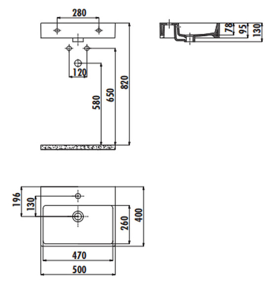 Раковина Creavit Next 50 NX242-H.00000 Белая Раковина Creavit Next 50 NX242-H.00000 Белая