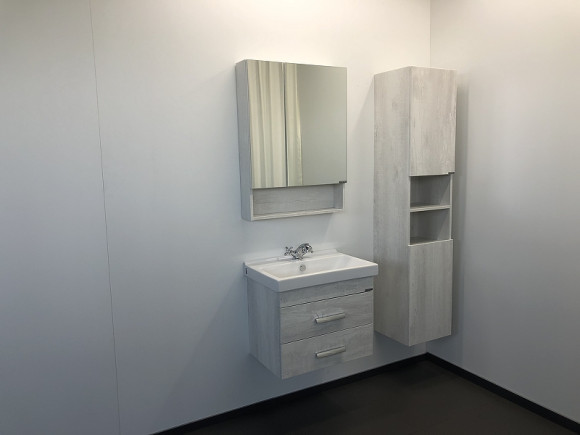 Зеркальный шкаф Comforty Никосия 60 00004138878 Дуб белый Зеркальный шкаф Comforty Никосия 60 00004138878 Дуб белый