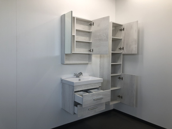 Зеркальный шкаф Comforty Никосия 60 00004138878 Дуб белый Зеркальный шкаф Comforty Никосия 60 00004138878 Дуб белый