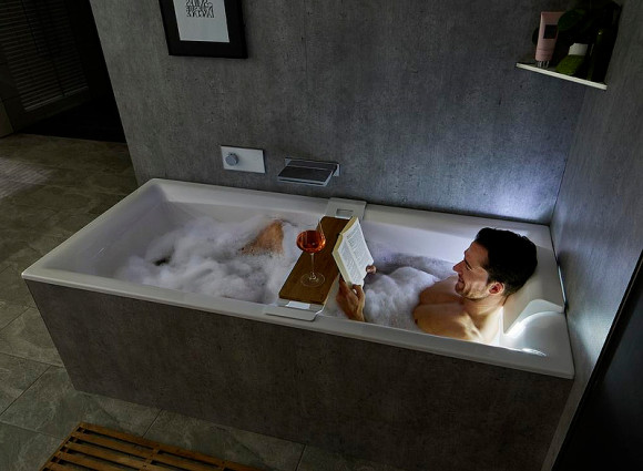 Акриловая ванна Riho Still Square 180х80 B099003005 (BR0100500K00130) LED R без гидромассажа Акриловая ванна Riho Still Square 180х80 B099003005 (BR0100500K00130) LED R без гидромассажа